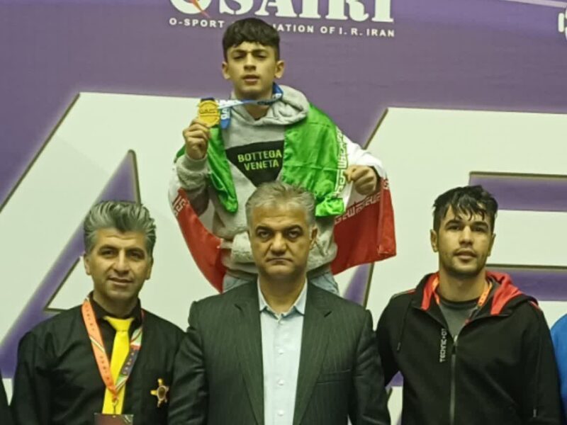 قهرمان سلماسی طلایی شد