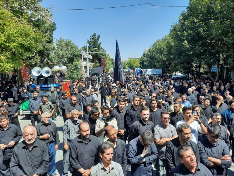 راهپیمایی جاماندگان اربعین حسینی در سلماس