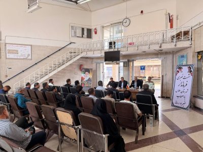 نشست خبری فرماندار سلماس در ایستگاه راه‌آهن